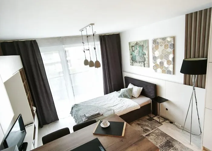 Cozy Urban Residence Studio - Balcony With Garden View